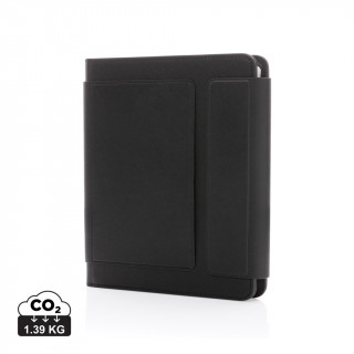 Swiss Peak Heritage RCS rPU A5 Steinpapier Portfolio, schwarz