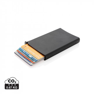 Aluminium RFID Kartenhalter, schwarz