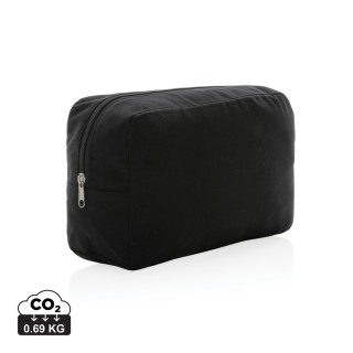 Impact Aware™ 285g/m² Kosmetiktasche aus ungefärbtem Canvas, schwarz