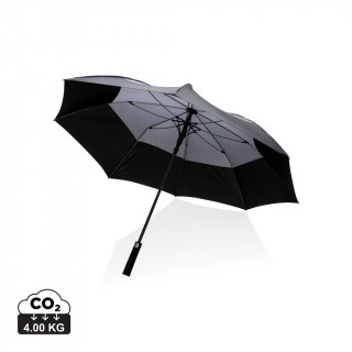 27" Impact AWARE™ RPET 190T Auto-Open Stormproof-Schirm, anthrazit