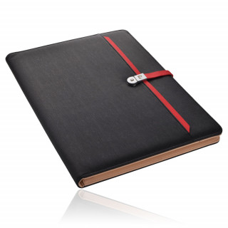 Pierre Cardin® DIMITRI Schreibmappe A4 mit USB Stick, schwarz