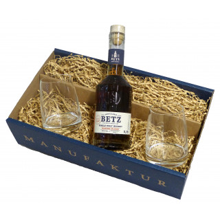 BETZ Master Blend Whisky-Set 0,35 Ltr. in Präsentkartonage