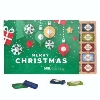 Premium Tisch Adventskalender Eco, Sarotti Schokotäfelchen