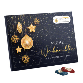 Premium Tisch-Adventskalender, Sarotti Schokotäfelchen