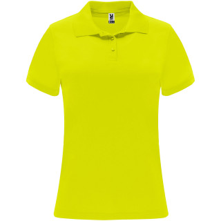 Monzha Sport Poloshirt für Damen, fluor yellow, S