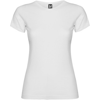 Jamaika T-Shirt für Damen, weiß, S (fällt aus wie XS)