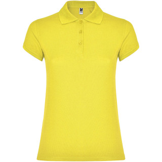 Star Poloshirt für Damen, gelb, S