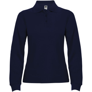 Estrella Langarm Poloshirt für Damen, navy blue, S
