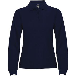 Estrella Langarm Poloshirt für Damen, navy blue, L