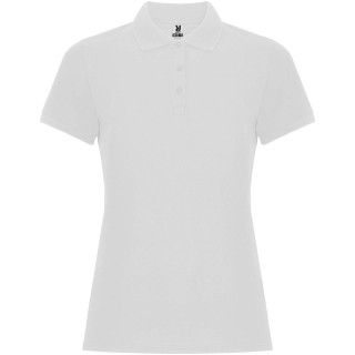 Pegaso Premium Poloshirt für Damen, weiß, S (fällt aus wie XS)