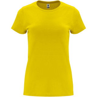 Capri T-Shirt für Damen, gelb, S