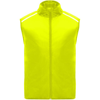 Jannu leichte Laufweste Unisex , fluor yellow, XS