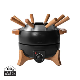 BOSKA electrisches Party Fondue Set - 2.3L (EU Type F), schwarz
