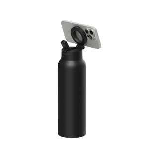 RINGO Pro MagSafe®-Trinkflasche mit magnetischem Ring, schwarz