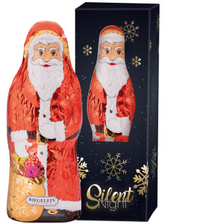 Werbebox mit 1 Riegelein Weihnachtsmann, 25 g