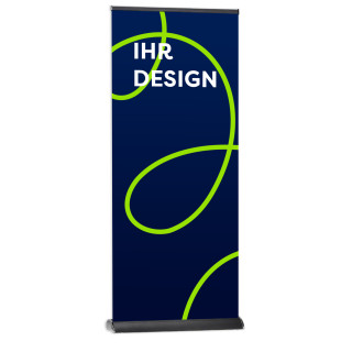 Roll Up "Style" schwarz 1000 x 2000 mm