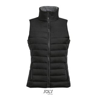 WAVE DAMEN BODYWARMER 180g, L, schwarz