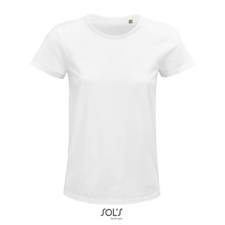 CRUSADER DAMEN T-SHIRT 150g, L, weiß
