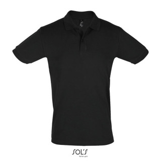 PERFECT MEN Polo 180g, 4XL, schwarz