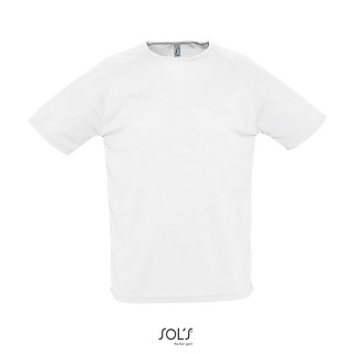 SPORTY HERREN T-SHIRT 140g, L, weiß