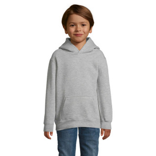 SLAM KIDS Hoodie, XL, graue melange