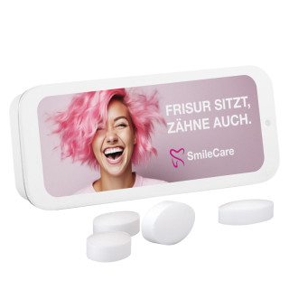 Schiebedeckeldose, Pfeffi Pfefferminzpastillen, zuckerfrei