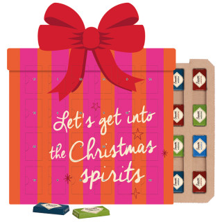 Shape Adventskalender "Geschenk" Eco, Sarotti Schokotäfelchen
