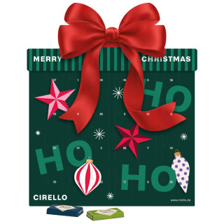 Shape-Adventskalender "Geschenk", Sarotti Schokotäfelchen
