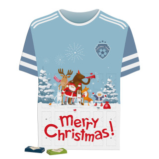 Shape-Adventskalender "Trikot", Sarotti Schokotäfelchen