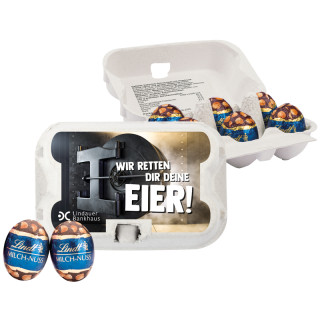 6er Lindt Schoko-Eier