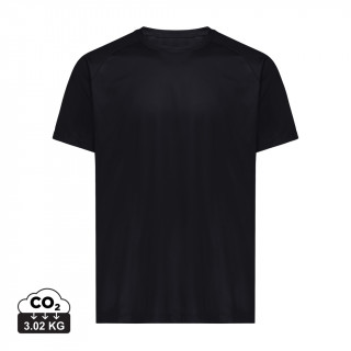 Iqoniq Tikal Sport Quick-Dry T-Shirt aus rec. Polyester, schwarz
