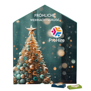 Täfelchen-Adventskalender "Haus", Sarotti Schokoladen-Täfelchen