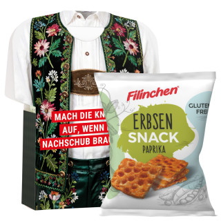 "Trikot" Box M, Filinchen Erbsen Snack Paprika