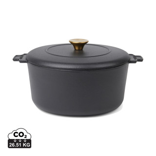 VINGA Monte Heritage Kokotte 5,5 L, schwarz