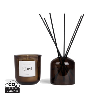 VINGA Nordic Essence Ambiente-Set, blau, dunkelbraun