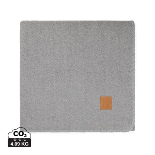 VINGA Moulton Decke aus GRS rPET, grau, granite grey