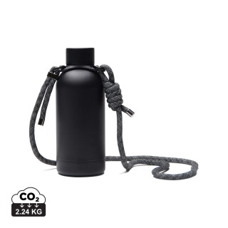 VINGA Parks Flasche aus RCS rec. Stainless-Steel, 400ml, schwarz