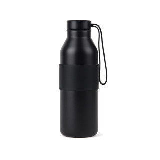 VINGA Niro RCS Stainless-Steel Sling Flasche 500ml, schwarz