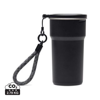 VINGA Parks Becher aus RCS Stainles Steel, 4 Stück, 250ml, schwarz