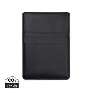 VINGA Timo 16" Laptop-Sleeve aus RCS recyceltem rPET, schwarz