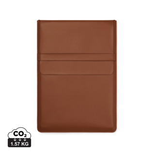 VINGA Timo 16" Laptop-Sleeve aus RCS recyceltem rPET, braun