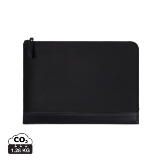 VINGA Marlow 14" Laptop Sleeve aus RCS recyceltem Polyester, schwarz