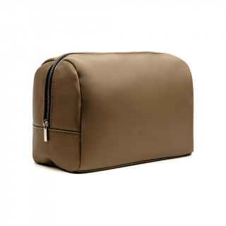 VINGA Bermond Kulturtasche aus RCS recyceltem PU, braun