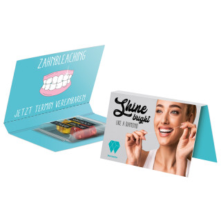 Werbekarte Visitenkartenformat, Team Gummibärchen, Standardgestaltung