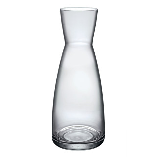 Moderne Cristallin-Karaffe, klarglas, 1,00 l, mit 1-farbig, Sieb-Direktdruck