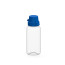 transparent, blau