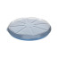 behagliches blau, transparent