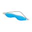 transparent, blau