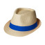 beige, blau