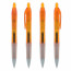 transparent-orange - schwarze Schreibfarbe